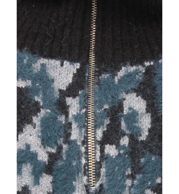 MURUA「マルチヤーンハーフジップニット」|ニット・セーター|