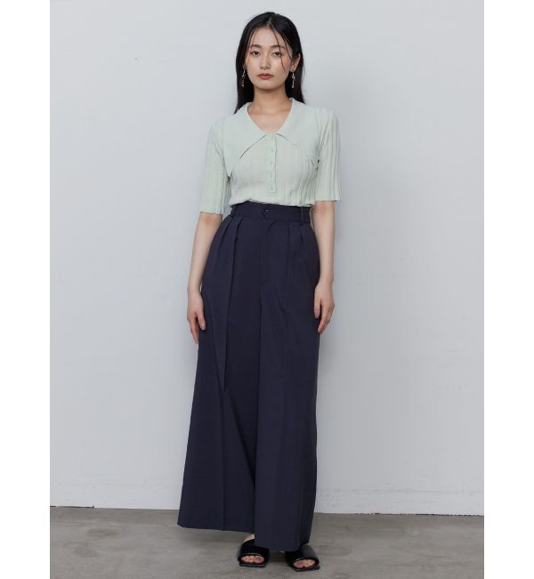 LAGUNAMOON「【機能性アイテム】ウォッシャブルビックカラーニットプルオーバー」|ニット・セーター|