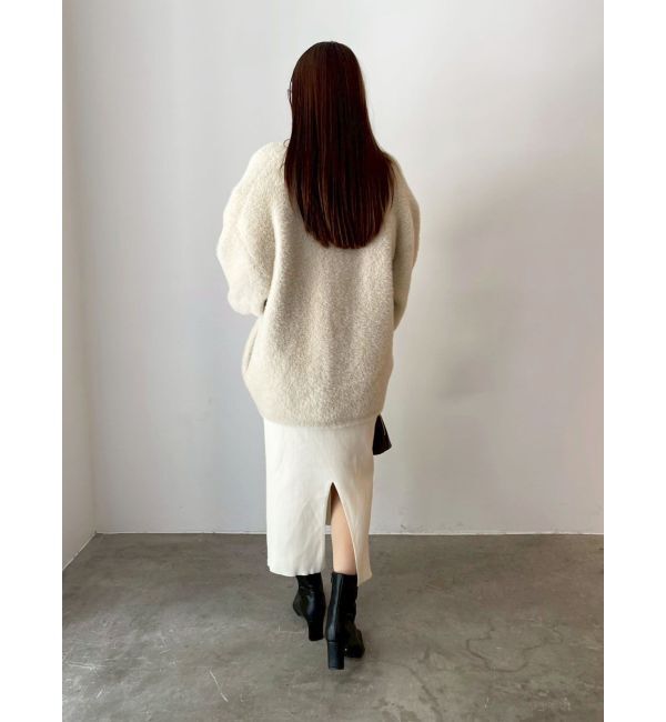 LAGUNAMOON「シャツドッキングリブニットワンピース」|ワンピース|