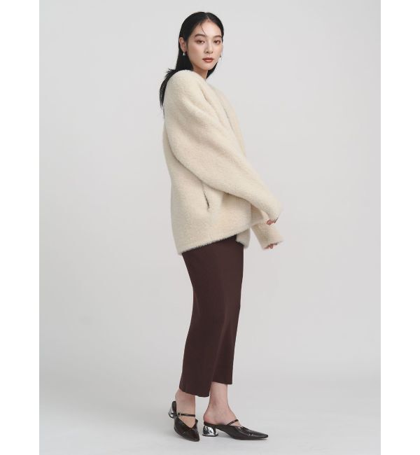 LAGUNAMOON「シャツドッキングリブニットワンピース」|ワンピース|