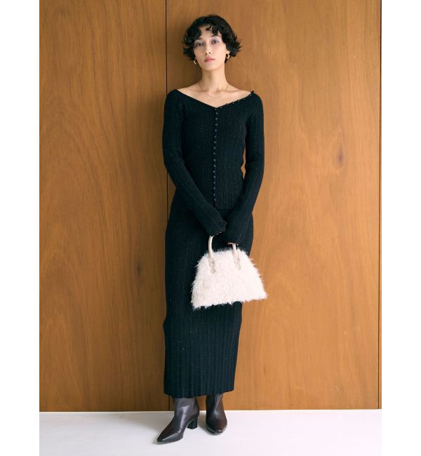 LAGUNAMOON「ボタンデザインニットセットアップ」|ワンピース|