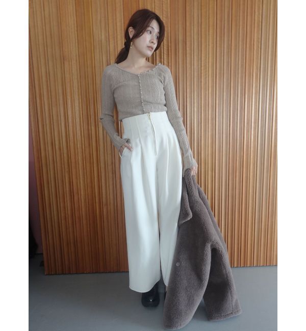 LAGUNAMOON「ボタンデザインニットセットアップ」|ワンピース|