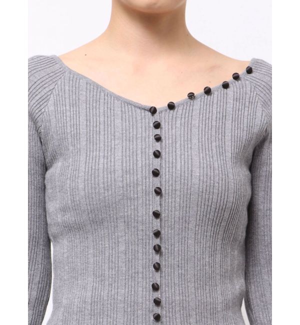 LAGUNAMOON「ボタンデザインニットセットアップ」|ワンピース|