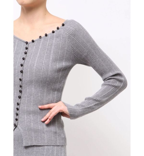 LAGUNAMOON「ボタンデザインニットセットアップ」|ワンピース|