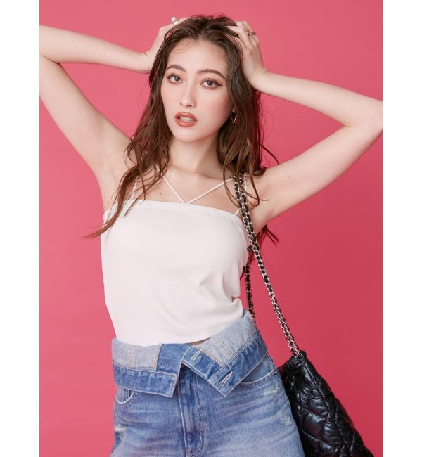 EVRIS「2WAYストラップビスチェ」|キャミソール|