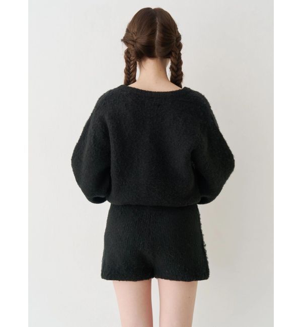 EVRIS「bijouシャギーニットロンパース」|オールインワン|