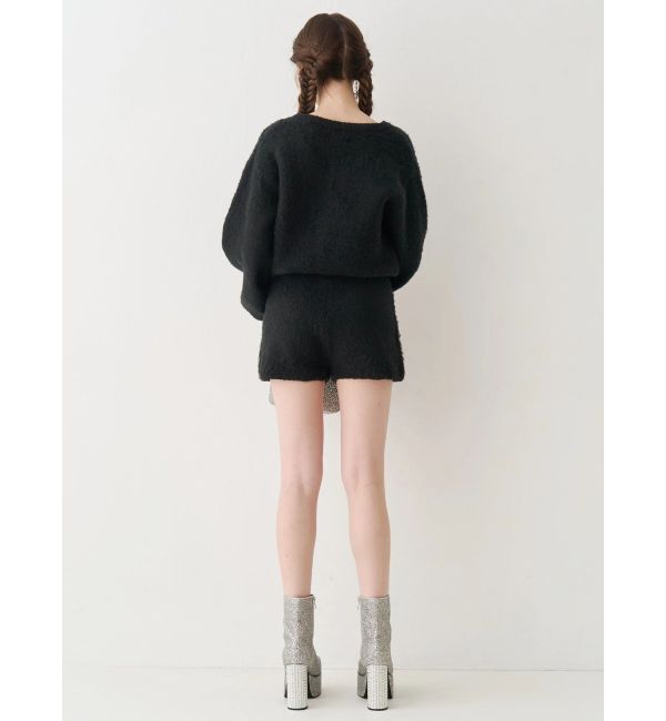 EVRIS「bijouシャギーニットロンパース」|オールインワン|