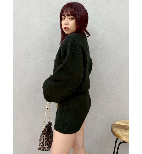 EVRIS「bijouシャギーニットロンパース」|オールインワン|