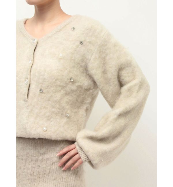 EVRIS「bijouシャギーニットロンパース」|オールインワン|