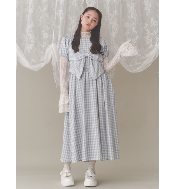 merry jenny「ギンガムリボンワンピース」|ワンピース|