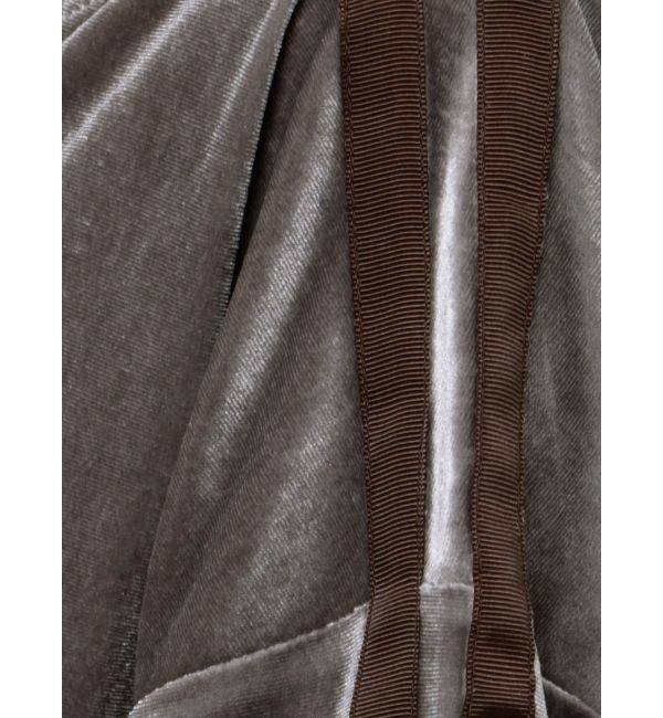 GYDA「ベロアラインショートPK」|パーカー|