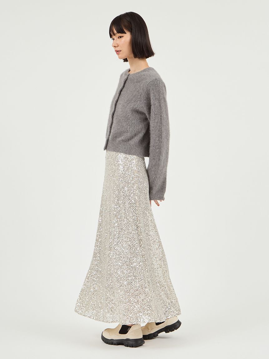 emmi atelier「フォックスカシミヤニットカーディガン」|カーディガン|