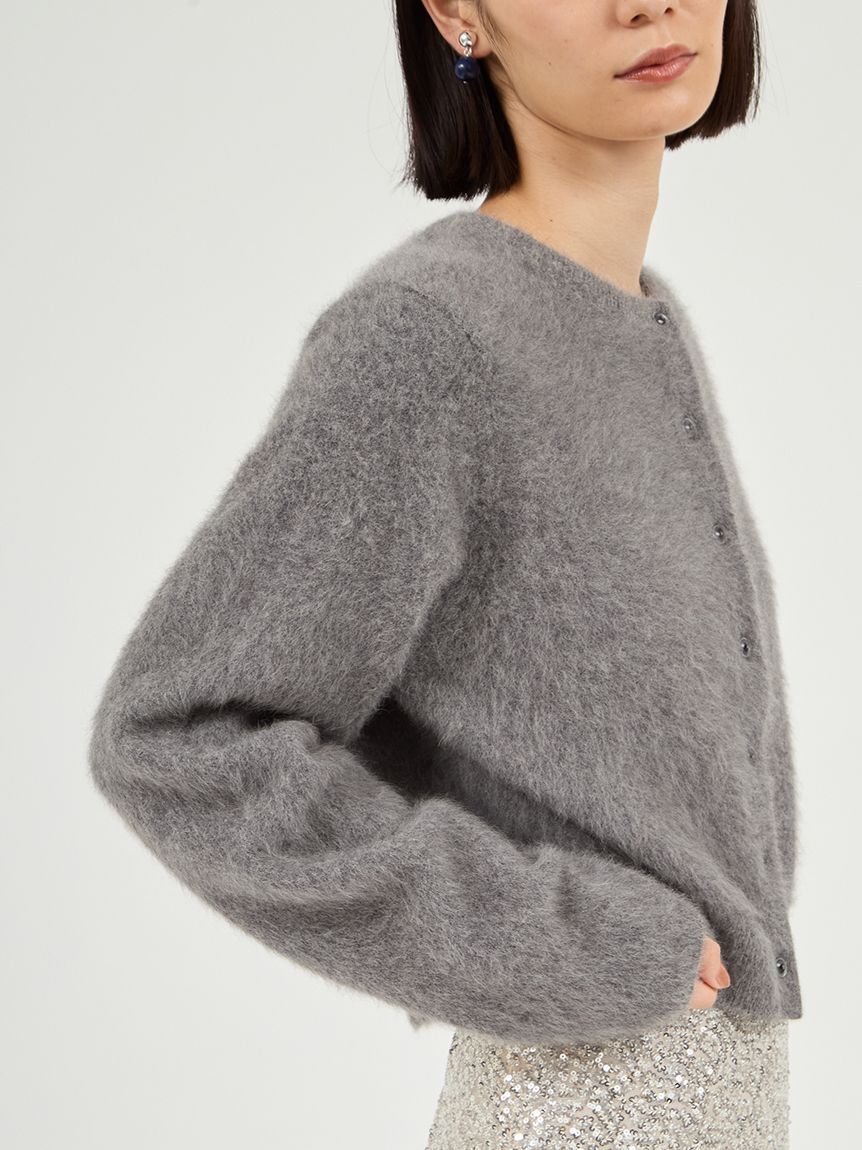 emmi atelier「フォックスカシミヤニットカーディガン」|カーディガン|