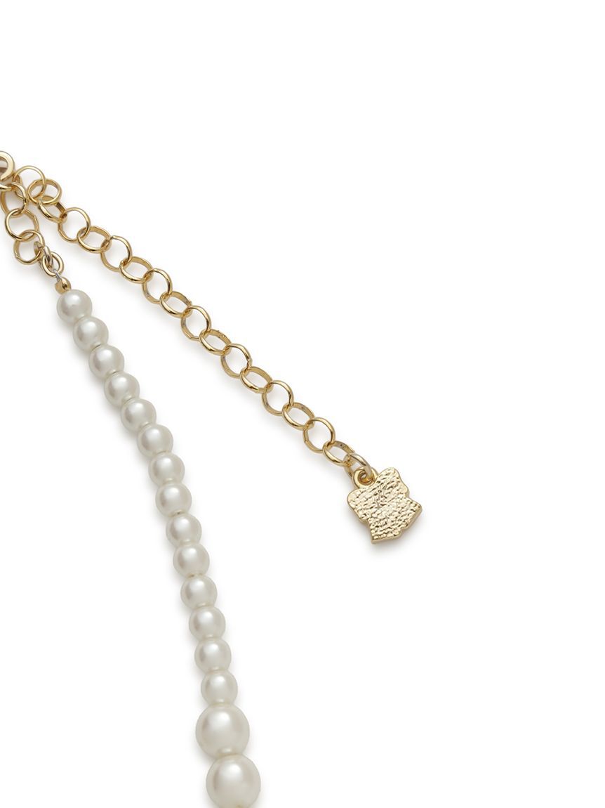 FURFUR「リボンモチーフパールネックレス」|ネックレス|