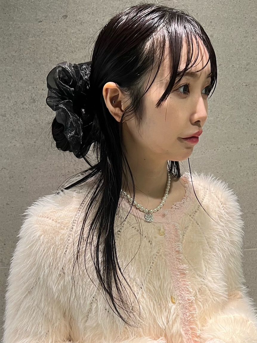 FURFUR「リボンモチーフパールネックレス」|ネックレス|