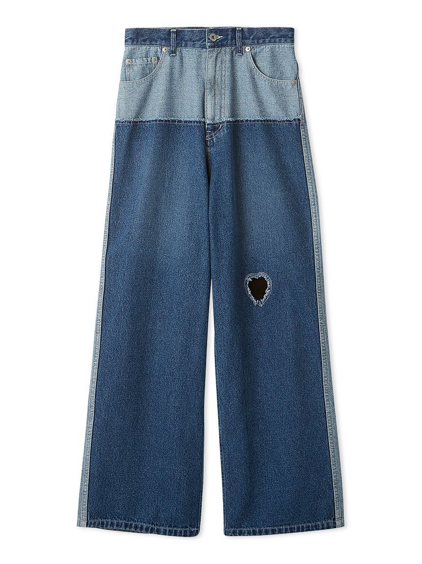 FURFUR「パッチワークデニムパンツ」|デニム|