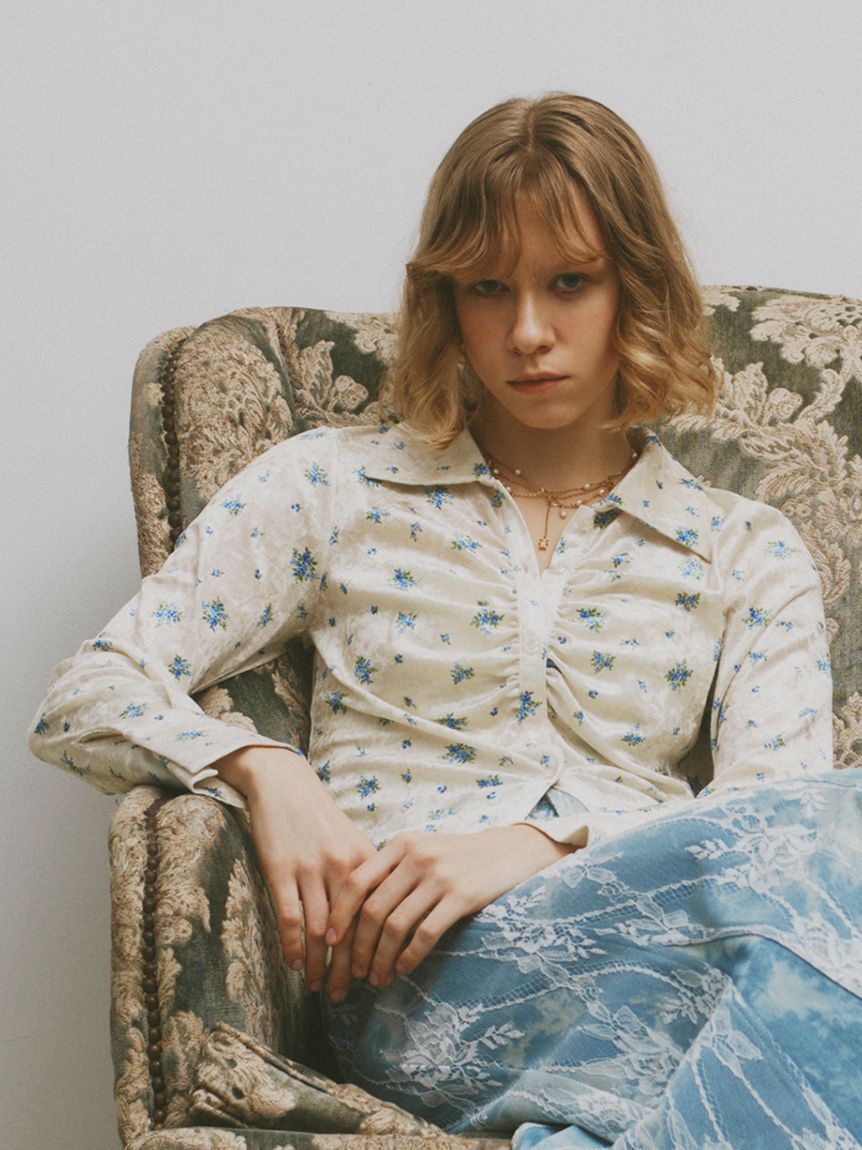 FURFUR「ソフトタッチオリジナルフローラルシャツ」|シャツ・ブラウス|IVR