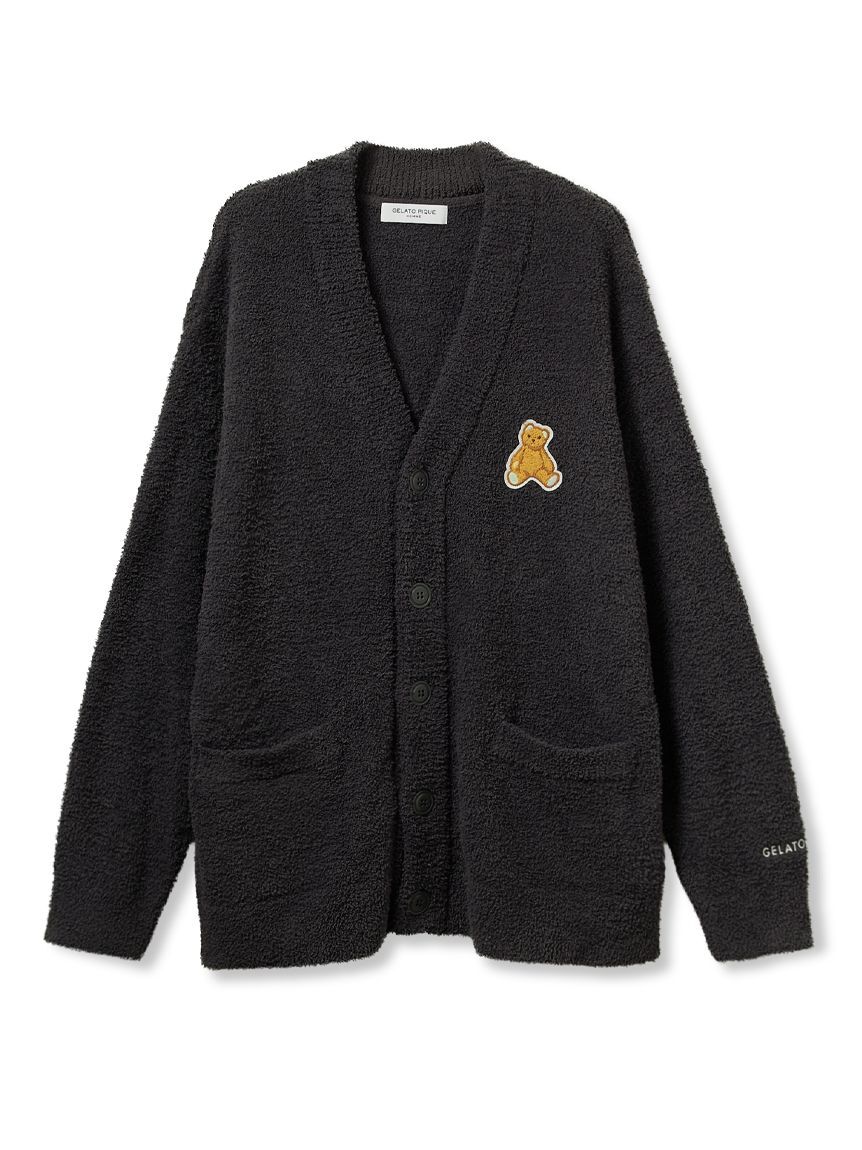 GELATO PIQUE HOMME「【ONLINE限定】【HOMME】ベビモコベアワンポイントカーディガン」|カーディガン|DGRY
