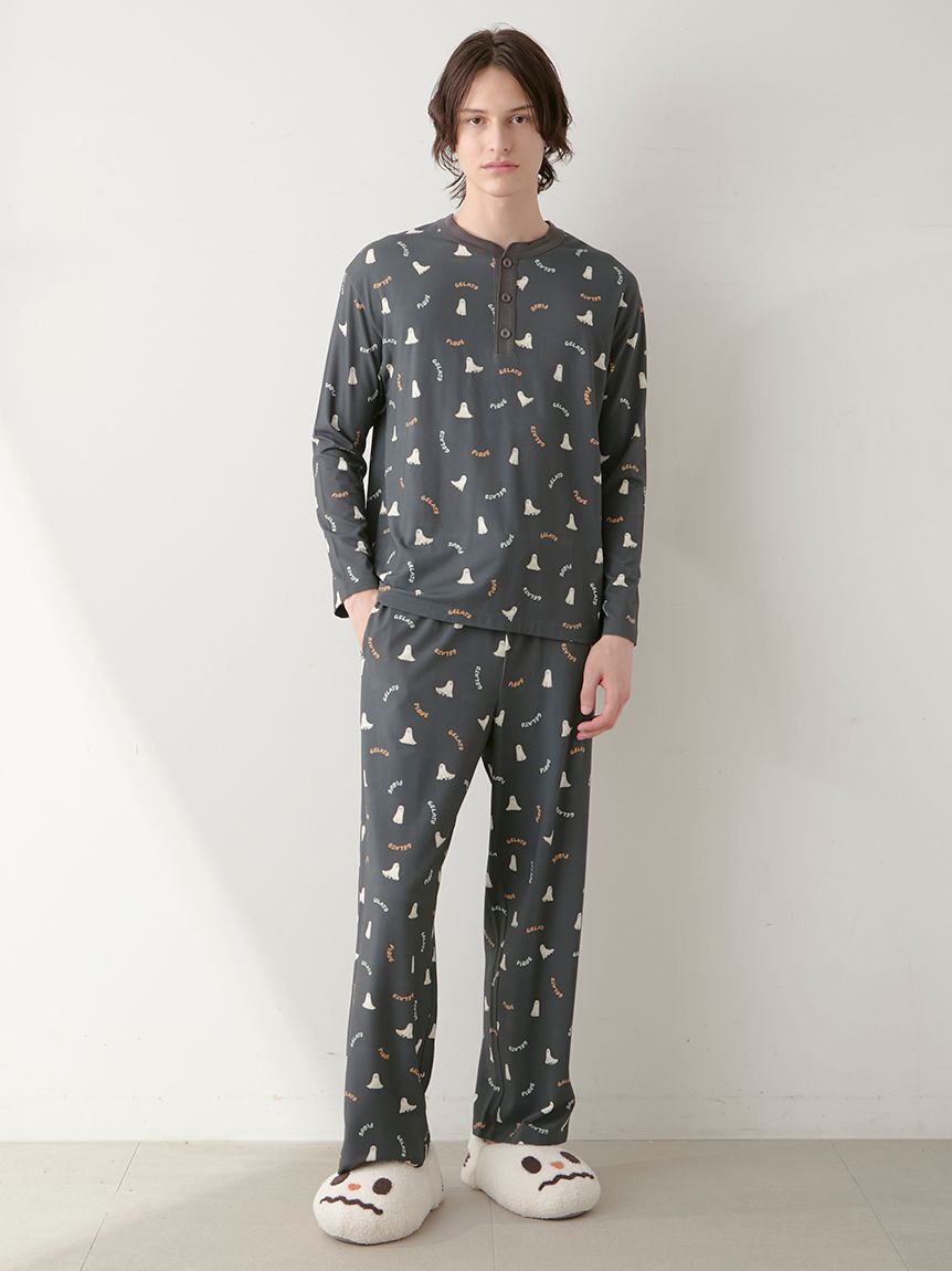 GELATO PIQUE HOMME「【HOMME】TRICK GHOST柄 ロングパンツ」|ルームウェア|