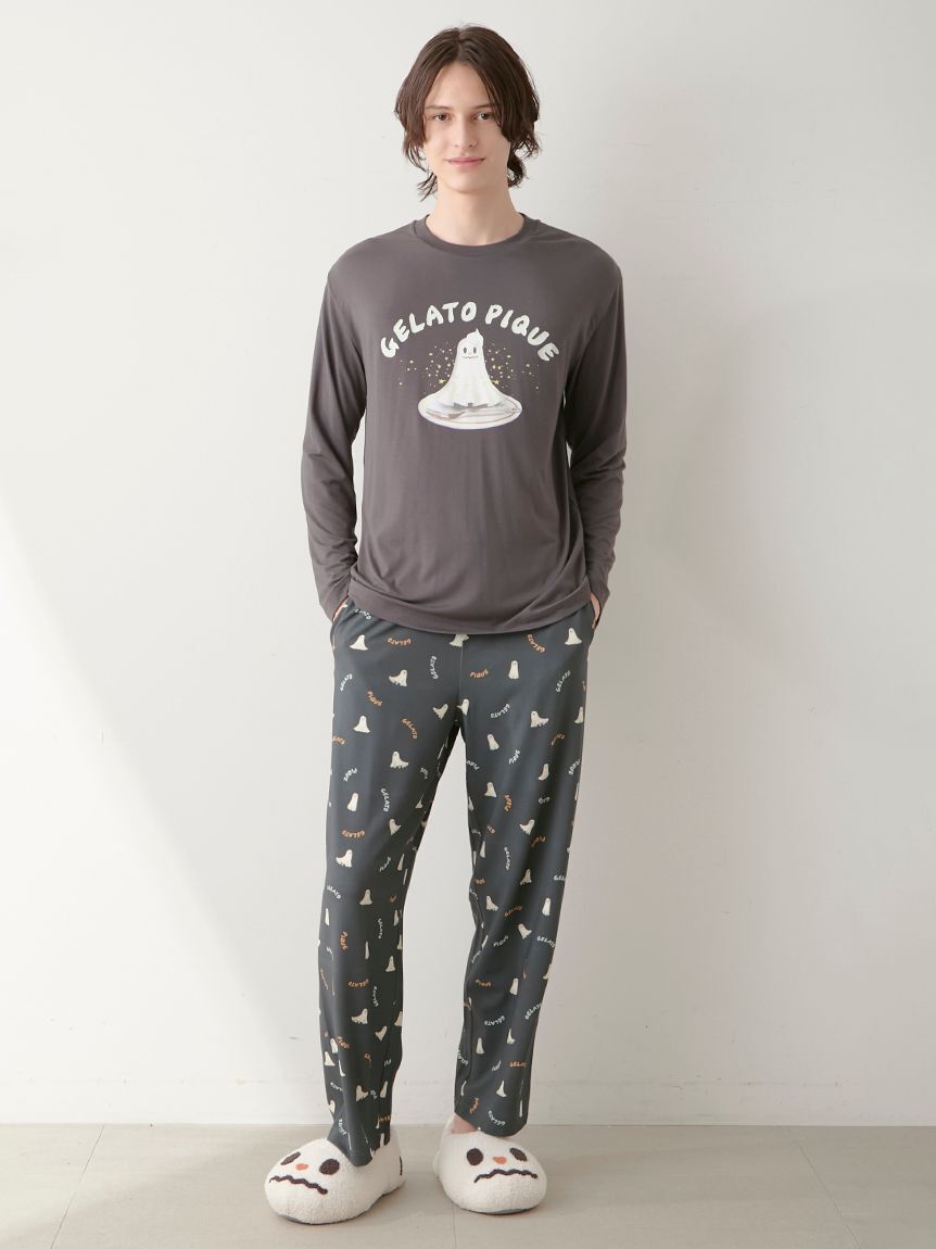 GELATO PIQUE HOMME「【HOMME】TRICK GHOST柄 ロングパンツ」|ルームウェア|