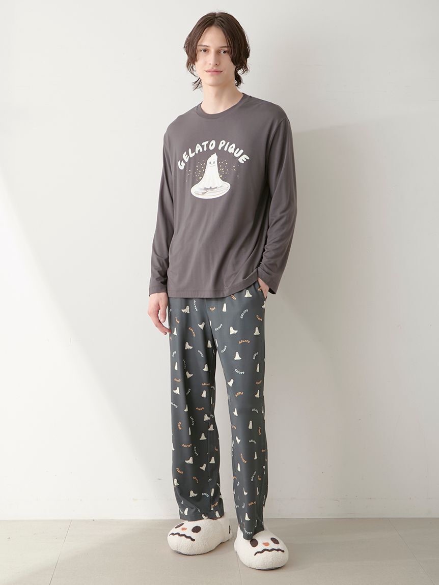 GELATO PIQUE HOMME「【HOMME】TRICK GHOST柄 ロングパンツ」|ルームウェア|