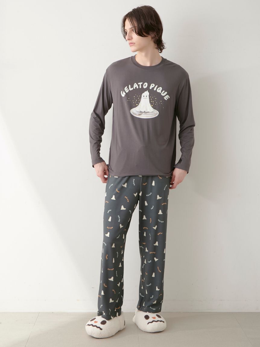 GELATO PIQUE HOMME「【HOMME】TRICK GHOST柄 ロングパンツ」|ルームウェア|