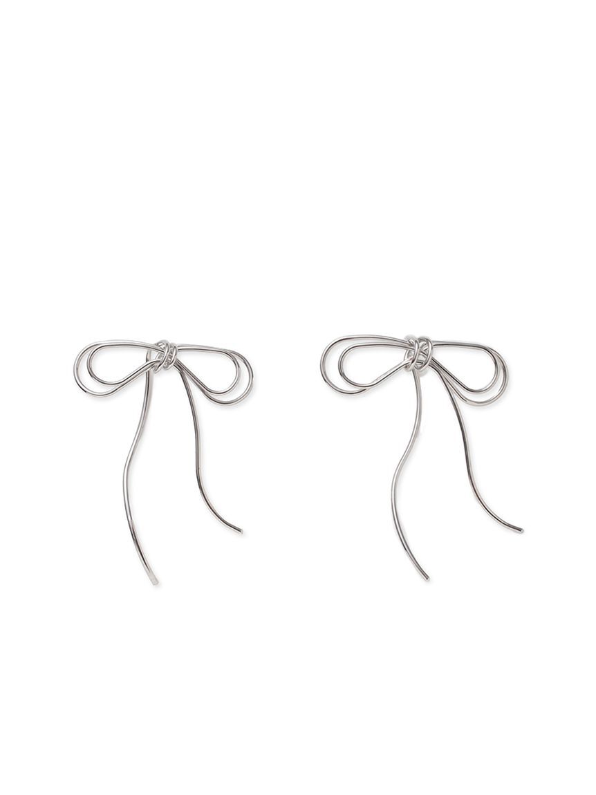 SNIDEL「リボンピアス」|ピアス|