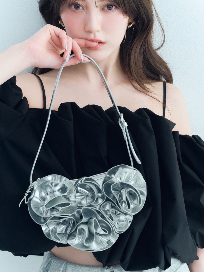 SNIDEL「リボンピアス」|ピアス|