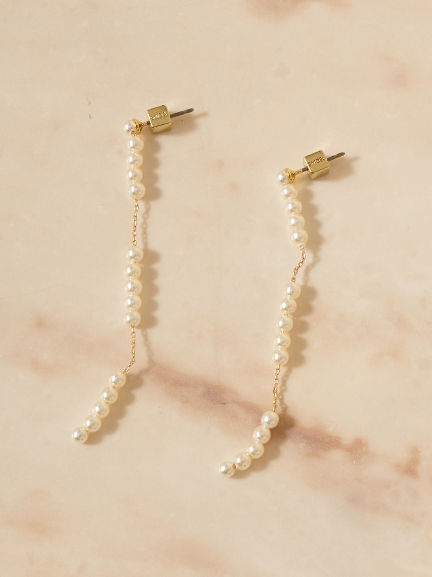 SNIDEL「パールビーズバリエピアス」|ピアス|