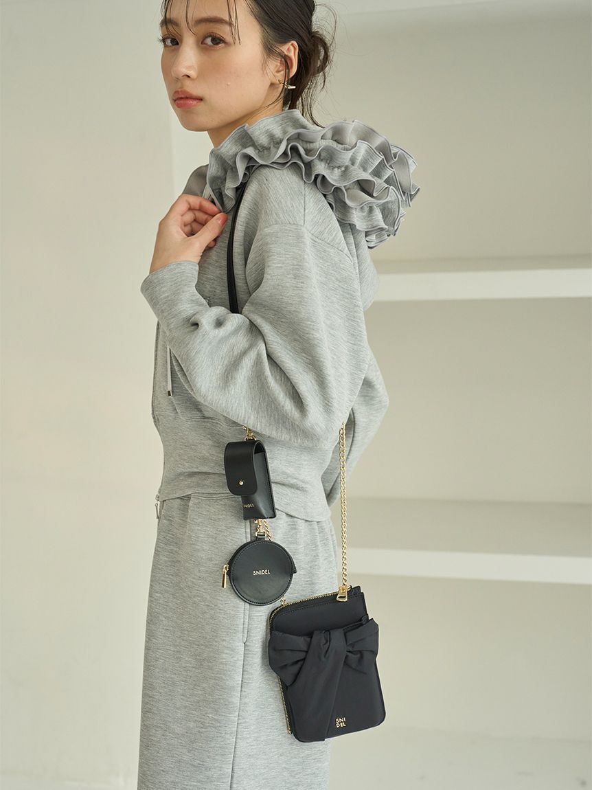 SNIDEL「【WEB限定カラーあり】パフィーリボンミニショルダー」|ショルダー・メッセンジャー|