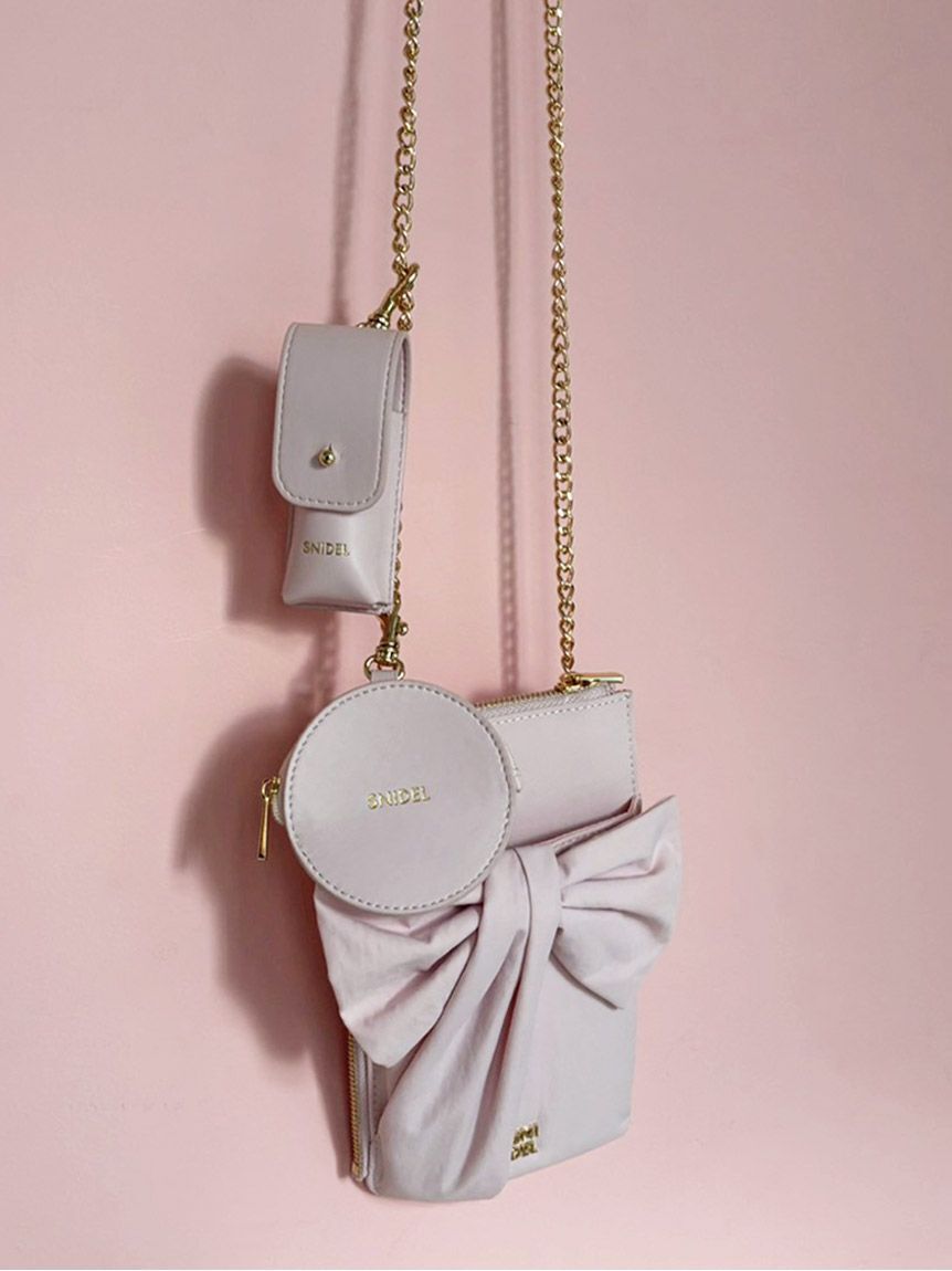 SNIDEL「【WEB限定カラーあり】パフィーリボンミニショルダー」|ショルダー・メッセンジャー|