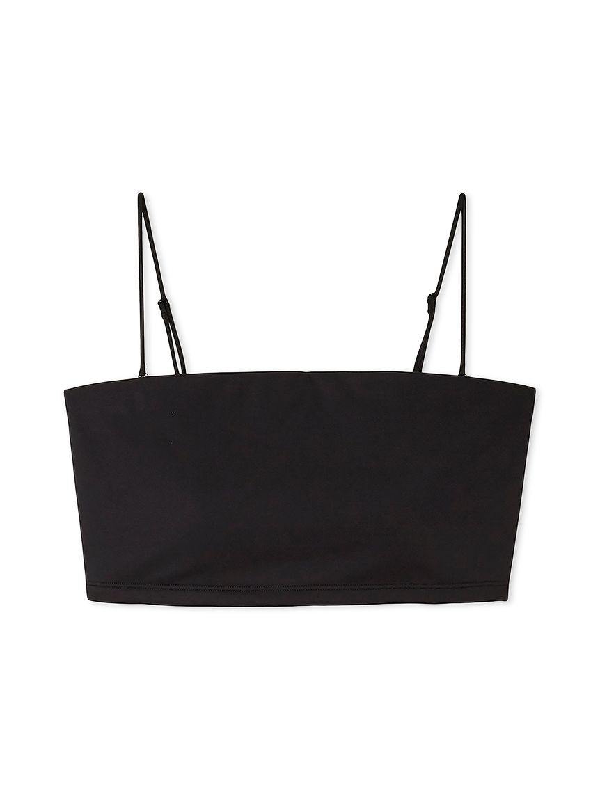 FRAY I.D「サテンカットソーベアショートトップ／ウォッシャブル・UVカット」|チューブトップ|