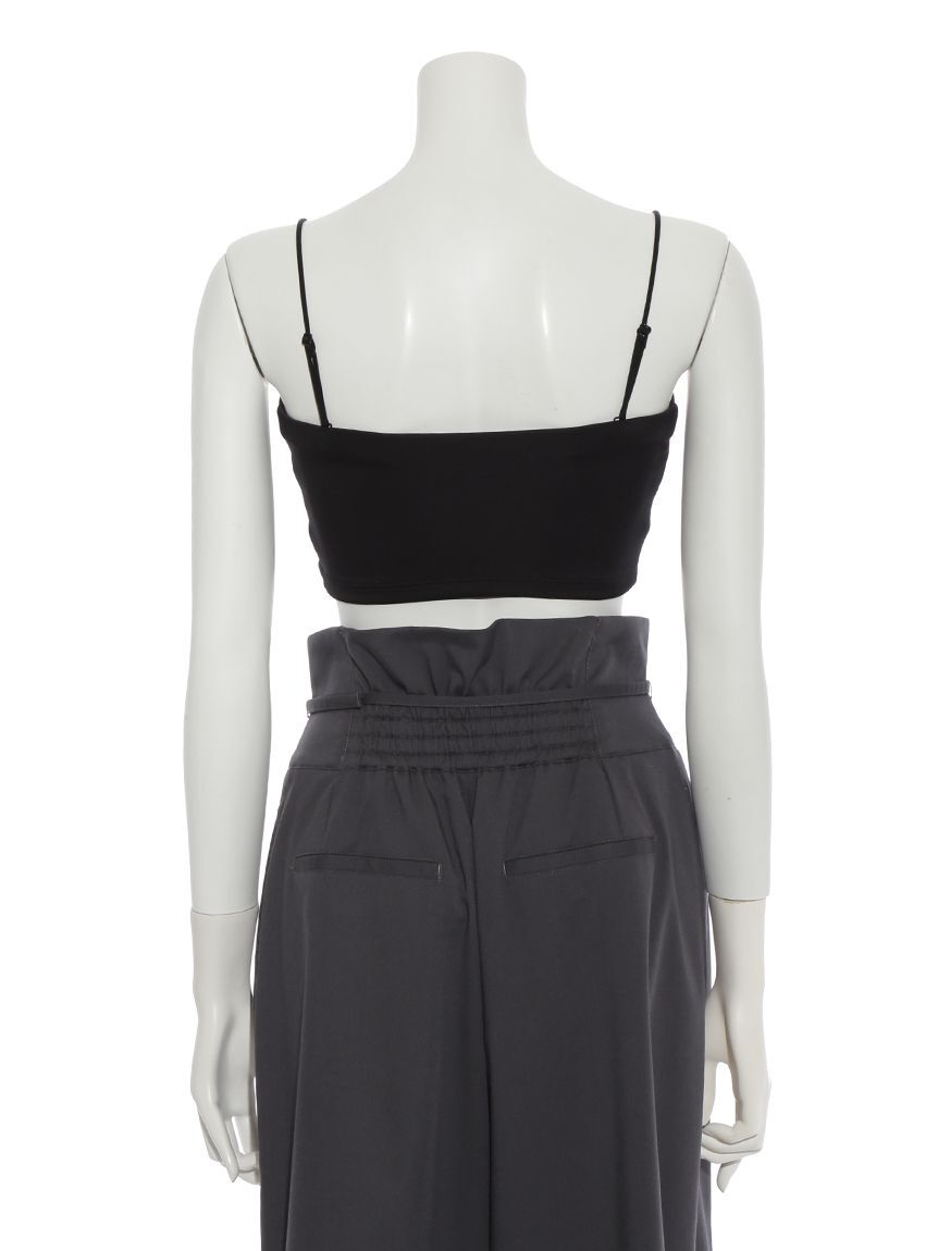 FRAY I.D「サテンカットソーベアショートトップ／ウォッシャブル・UVカット」|チューブトップ|