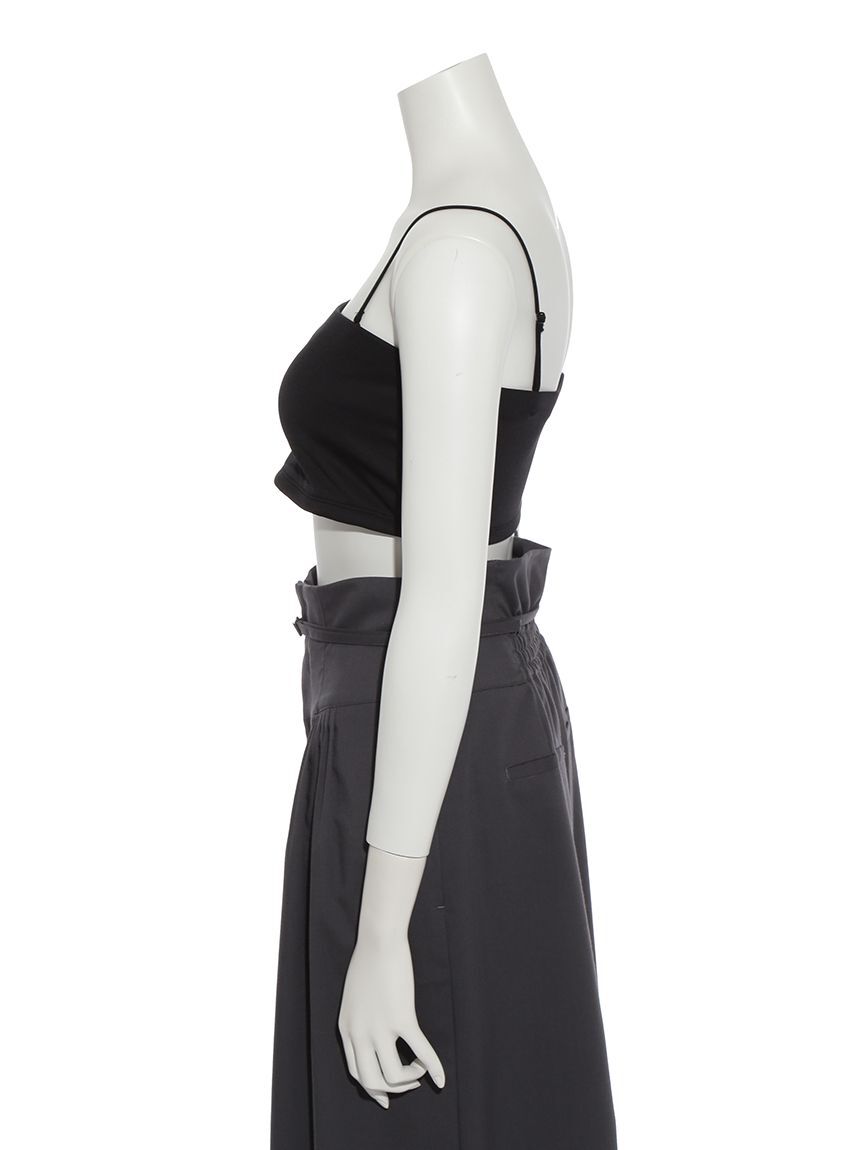 FRAY I.D「サテンカットソーベアショートトップ／ウォッシャブル・UVカット」|チューブトップ|