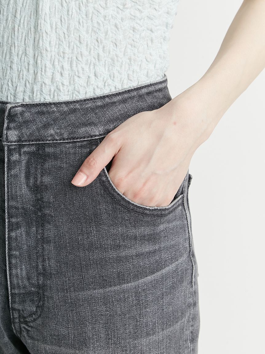 CELFORD「ハイウエストフレアデニムパンツ」|デニム|