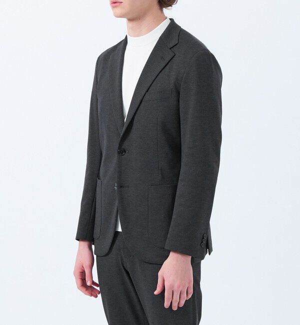 MACKINTOSH PHILOSOPHY「テーラードジャージー ジャケット チドリ/バーズアイ」|テーラードジャケット|