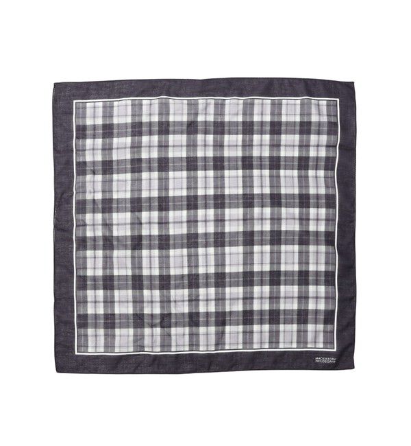 MACKINTOSH PHILOSOPHY「ハウスチェックプリント　ネッカチーフ」|バンダナ・スカーフ|ライトグレー