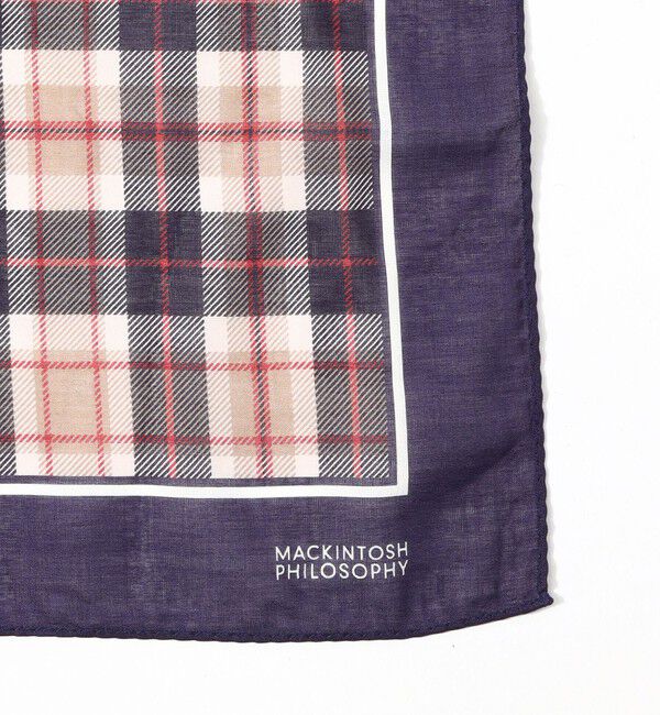 MACKINTOSH PHILOSOPHY「ハウスチェックプリント　ネッカチーフ」|バンダナ・スカーフ|