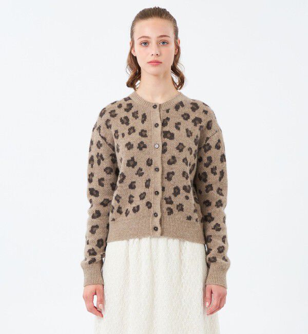 MACKINTOSH PHILOSOPHY「レオパードニットカーディガン」|ニット・セーター|