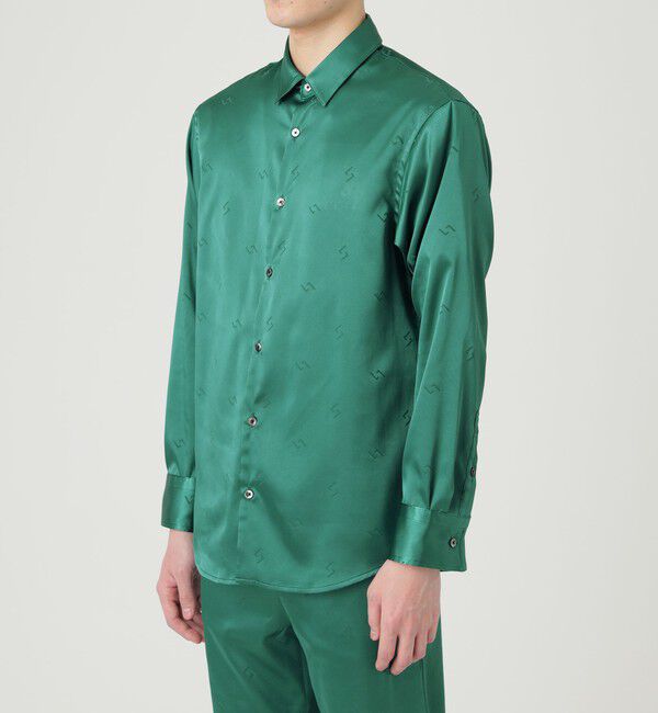  「スランテッドLジャガード シャツ」|シャツ・ブラウス|