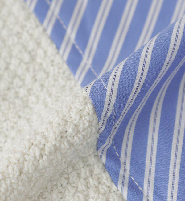  「ストライプクロップトコンビトップス」|その他|