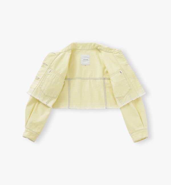  「【ドラマ着用商品】クロップトデニムGジャン」|ブルゾン・スタジャン|