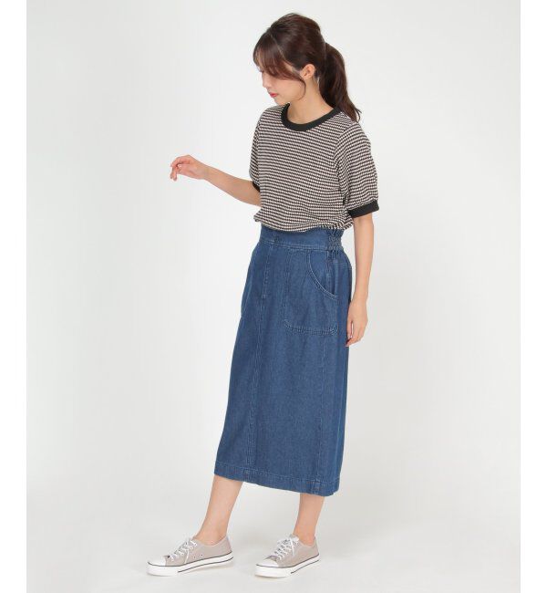 ikka「ハニカム柄ジャガードカットソー」|その他|