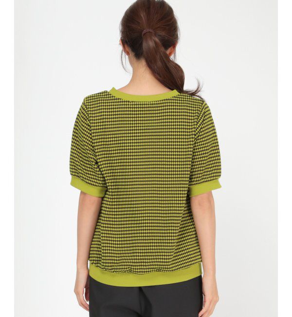 ikka「ハニカム柄ジャガードカットソー」|その他|
