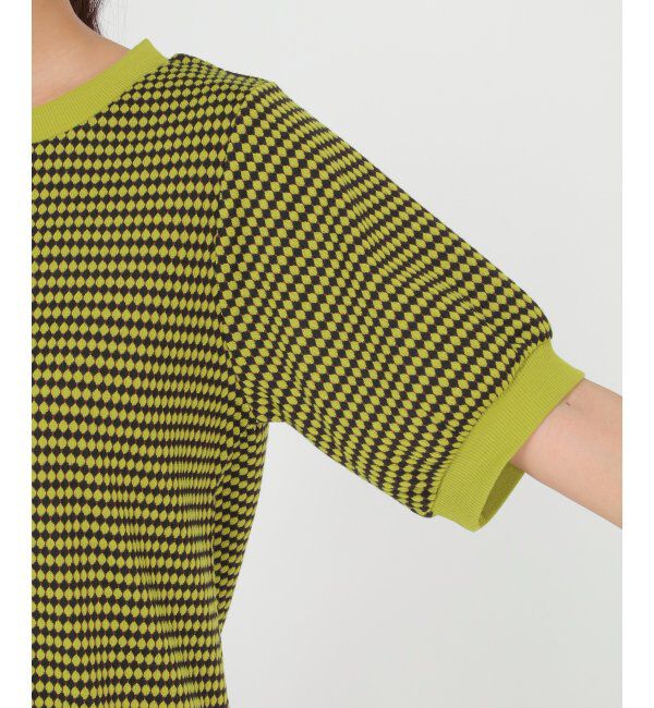 ikka「ハニカム柄ジャガードカットソー」|その他|