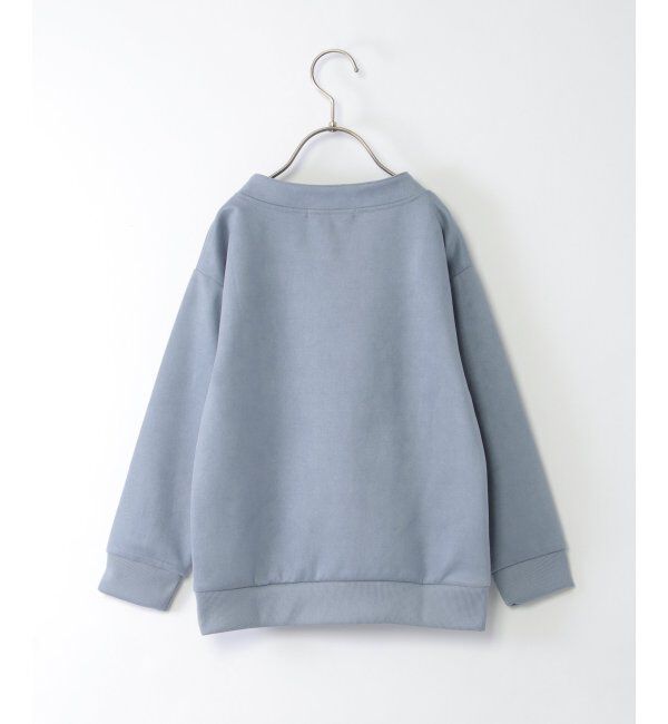 ikka kids「【抗菌防臭／吸水速乾】フェイクスエードルーイカラートレーナー（120~160cm）【親子おそろい】」|Tシャツ・カットソー|