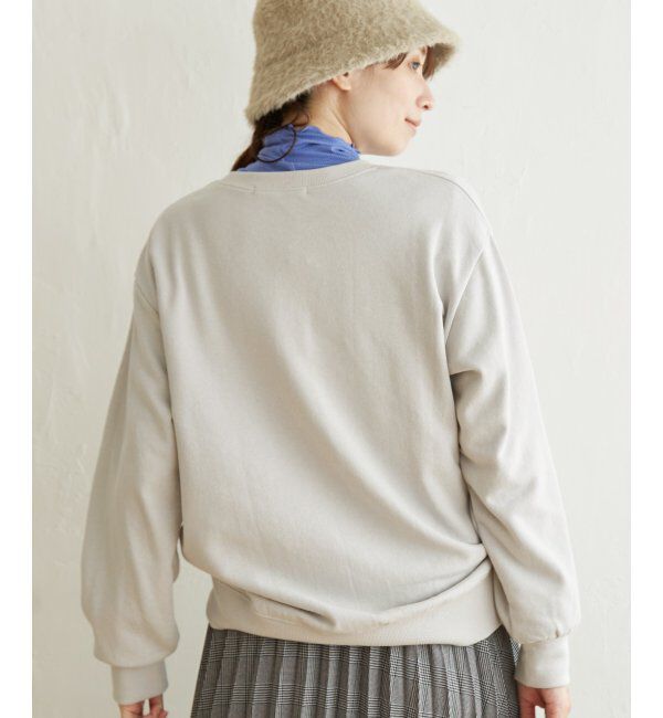 ikka「裏毛ロゴスウェット」|パーカー|