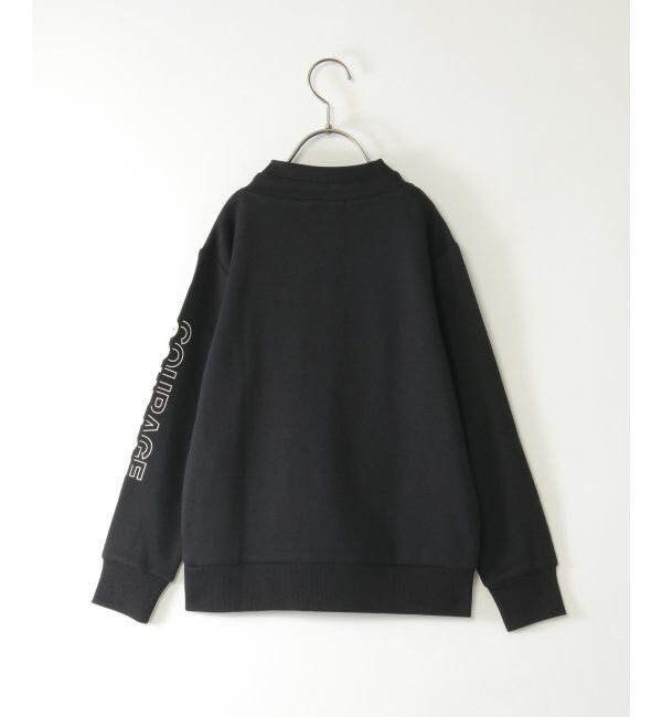 ikka kids「ロープ襟ポケ付き袖ロゴトレーナー（120~160cm）」|Tシャツ・カットソー|