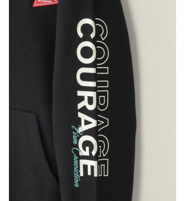 ikka kids「ロープ襟ポケ付き袖ロゴトレーナー（120~160cm）」|Tシャツ・カットソー|