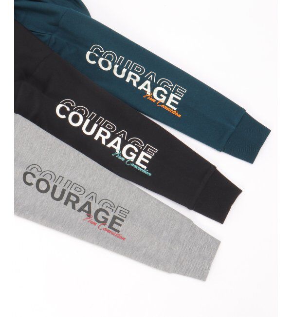 ikka kids「ロープ襟ポケ付き袖ロゴトレーナー（120~160cm）」|Tシャツ・カットソー|